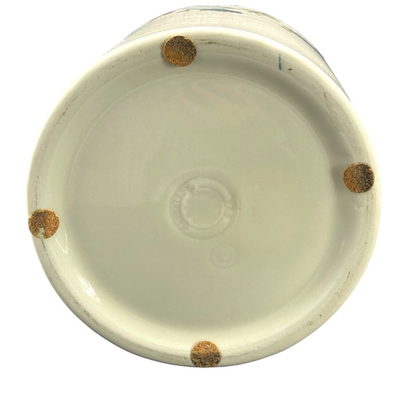 Hartstone Pottery Vintage Christmas Garland Holly Acorn Canister Cookie Jar 1983 - Picture 9 of 11